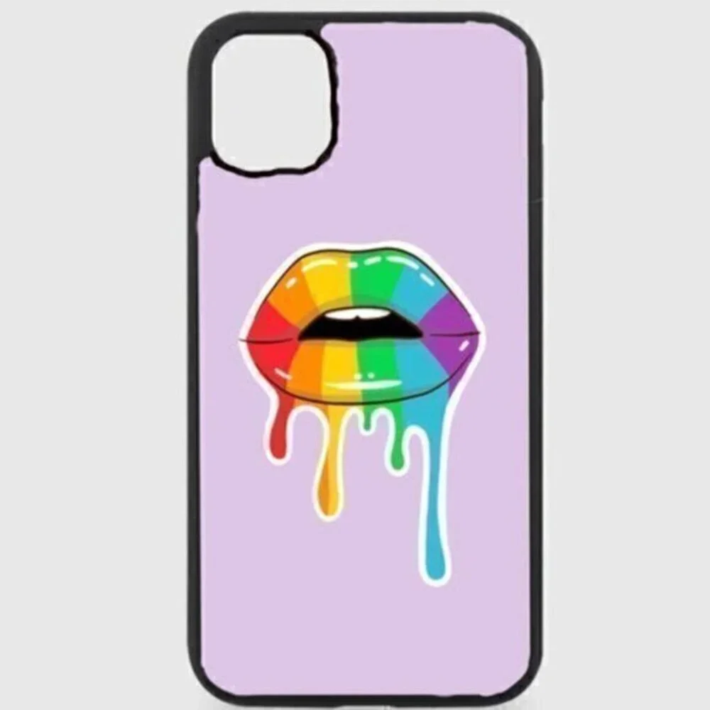 PURPLE pride Lipstick phone case